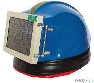 HEŁM OCHRONNY GRANIT - PIASKOWANIE - OBRÓBKA ŚCIERNA