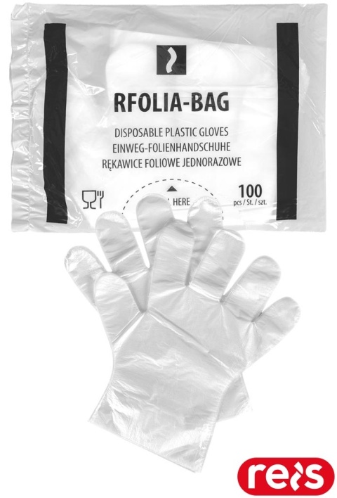RĘKAWICE FOLIOWE JEDNORAZOWE RFOLIA W WORECZKU