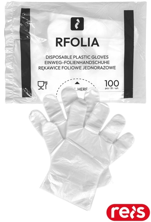 RĘKAWICE FOLIOWE RFOLIA JEDNORAZOWE
