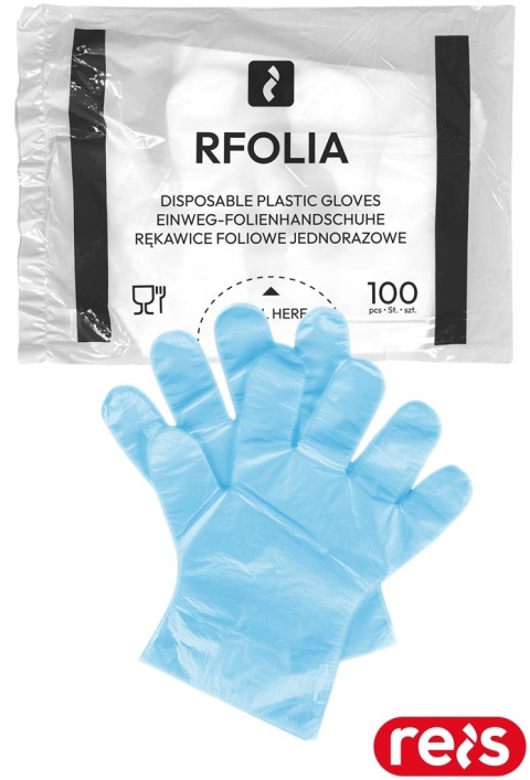 RĘKAWICE FOLIOWE RFOLIA JEDNORAZOWE