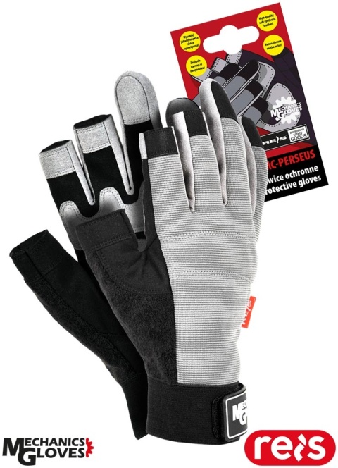RĘKAWICE OCHRONNE PERSEUS STRETCH STRECZ, BEZ KOŃCOWEK PALCÓW, PRZEMYSŁ MOTORYZACYJNY
