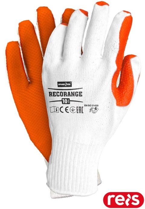 RĘKAWICE OCHRONNE RECORANGE BRUKARSKIE 12PAR