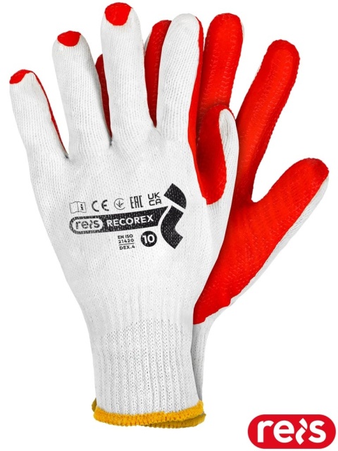 RĘKAWICE OCHRONNE RECOREX BRUKARSKIE 12PAR