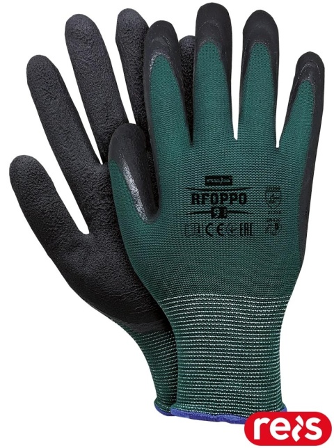 RĘKAWICE OCHRONNE RFOPPO SPIENIONY LATEKS BUDOWA, TRANSPORT 12PAR