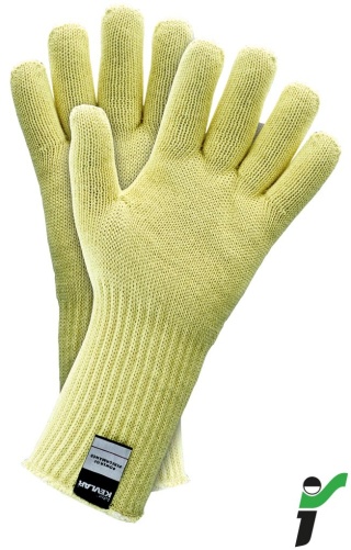 RĘKAWICE OCHRONNE RJ-KEVBA KEVLAR ODPORNE NA CIEPŁO KONTAKTOWE