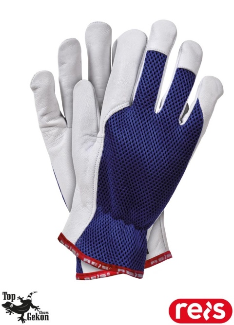 RĘKAWICE OCHRONNE RLTOPER-MESH SKÓRA KOZIA DO PRAC MECHANICZNYCH