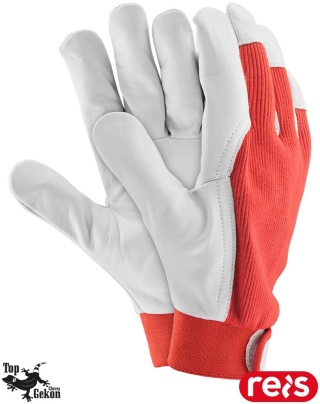 RĘKAWICE OCHRONNE RLTOPER-REVEL SKÓRA KOZIA DLA KIEROWCÓW, PRAC MECHANYCH, KADRY KIEROWNICZEJ