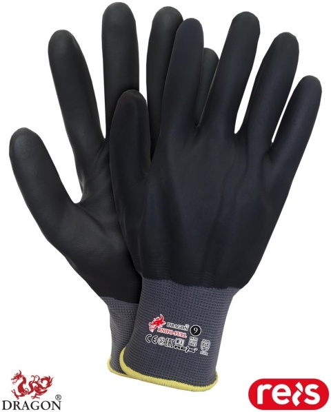 RĘKAWICE OCHRONNE RNIFO-FULL ODPORNOŚĆ NA OLEJE I SMARY, DO PRAC W WARSZTACIE, MECHANICZNYCH 12PAR