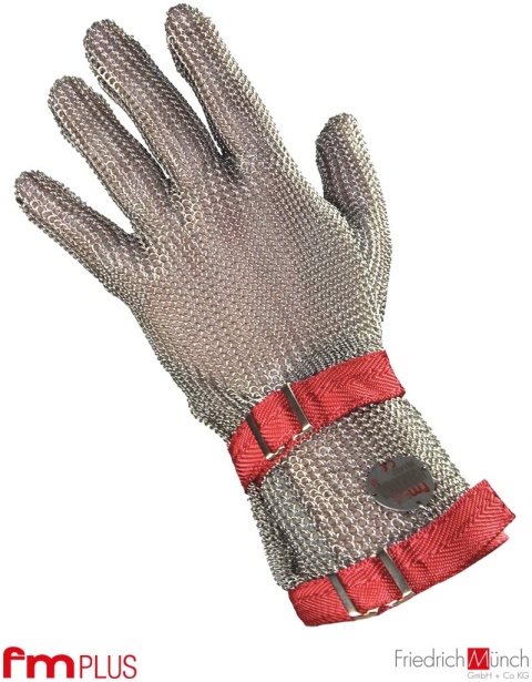 RĘKAWICE OCHRONNE FM PLUS STAL NIERDZEWNA