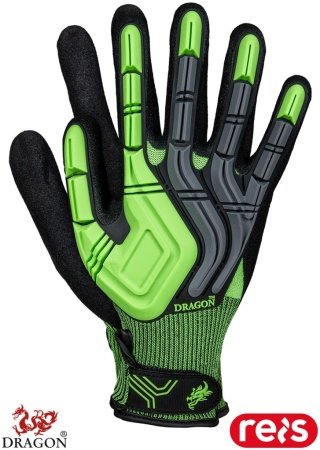 RĘKAWICE OCHRONNE ROBOTIC DO PRAC Z EKRANAMI DOTYKOWYMI ZIELONE