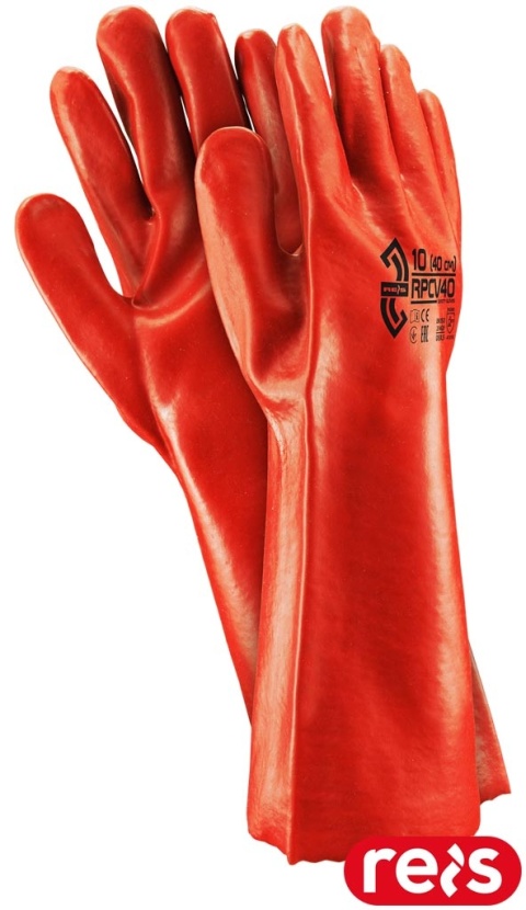 RĘKAWICE OCHRONNE RPCV40 BAWEŁNIANE POWLEKANE PCV