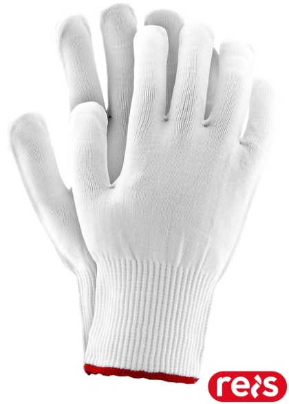 RĘKAWICE OCHRONNE RPOLY NIEPYLĄCE, ELASTYCZNE BIAŁE 12par