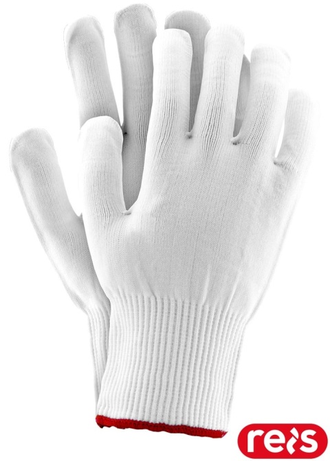 RĘKAWICE OCHRONNE RPOLY NIEPYLĄCE, ELASTYCZNE BIAŁE 12par