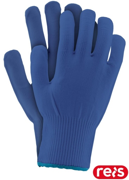 RĘKAWICE OCHRONNE RPOLY NIEPYLĄCE, ELASTYCZNE NIEBIESKIE 12par