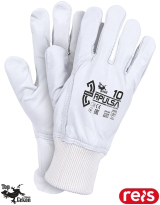 RĘKAWICE OCHRONNE RPULSA JASNA SKÓRA LICOWA BYDLĘCA