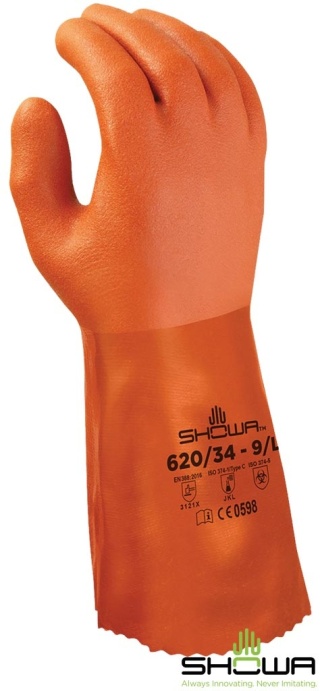 RĘKAWICE OCHRONNE SHOWA ATLAS 620 CHEMOODPORNE, ANTYBAKTERYJNE