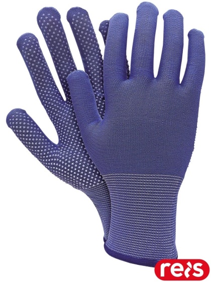 RĘKAWICE OCHRONNE RTENA MIKRONAKROPIENIE PCV TRANSPORT, BUDOWNICTWO 12PAR