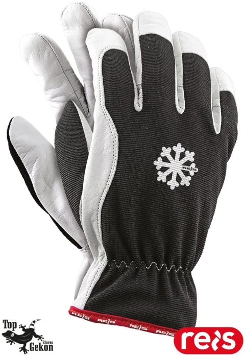 RĘKAWICE OCHRONNE WARMER OCIEPLANE POLAR KOZIA SKÓRA DLA KIEROWCÓW, DROGOWCÓW, KADRY KIEROWNICZEJ