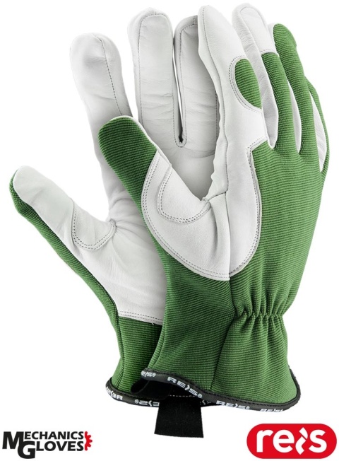 RĘKAWICE OCHRONNE WINTREE SKÓRA KOZIA, OCIEPLANE POLAR, DLA MECHANIKÓW, KIEROWCÓW