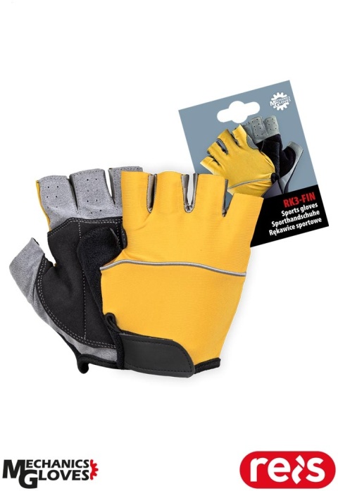 RĘKAWICE SPORTOWE RK3-FIN SPORT, TRENING, SIŁOWNIA