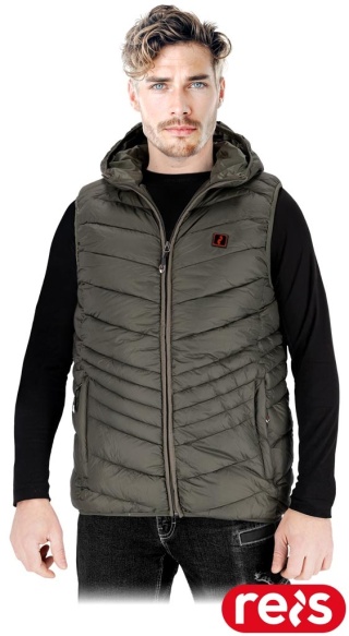 BEZRĘKAWNIK OCHRONNY OCIEPLANY PALASO PIKOWANY ZIELONY