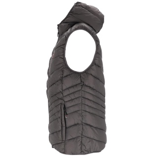 BEZRĘKAWNIK OCHRONNY OCIEPLANY PALASO PIKOWANY GRAFITOWY