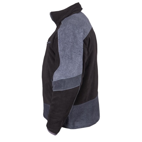 BLUZA OCHRONNA OCIEPLANA Z POLARU POLAREX PIKOWANA PODSZEWKA SZARY