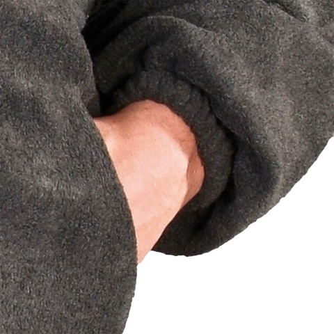 BLUZA OCHRONNA OCIEPLANA Z POLARU POLAREX PIKOWANA PODSZEWKA GRANATOWO-SZARY