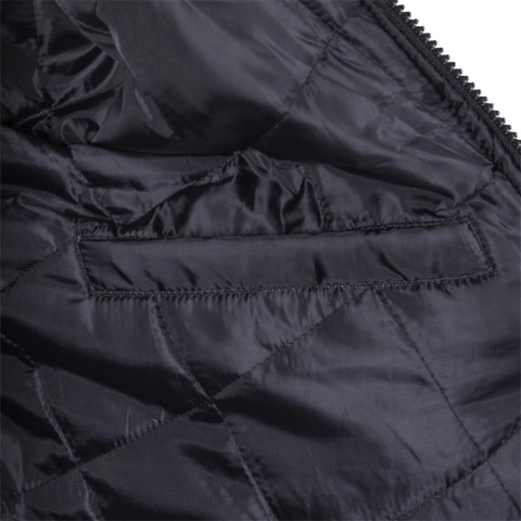 BLUZA OCHRONNA OCIEPLANA Z POLARU POLAREX PIKOWANA PODSZEWKA CZARNY