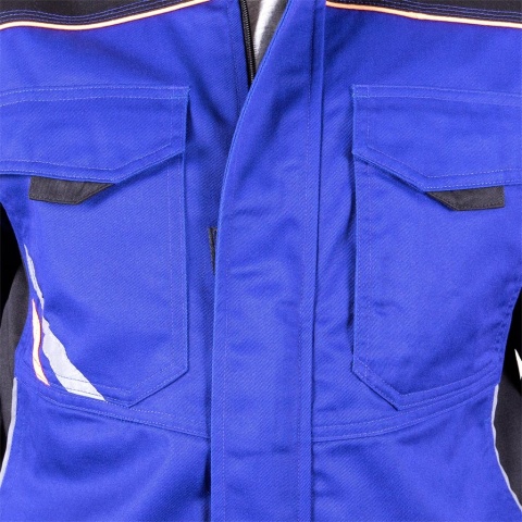 BLUZA OCHRONNA PROX SYSTEM WENTYLACJI, KIESZEŃ NA TELEFON GRANATOWO-ŻÓŁTO-SZARA