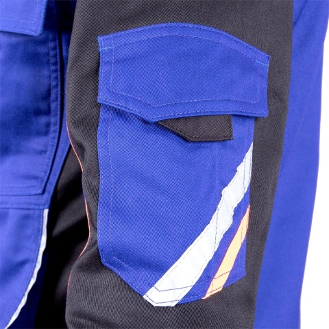 BLUZA OCHRONNA PROX SYSTEM WENTYLACJI, KIESZEŃ NA TELEFON GRANATOWO-ŻÓŁTO-SZARA