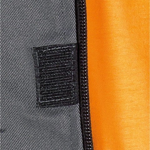 BLUZA OCHRONNA PRO SYSTEM WENTYLACJI, KIESZEŃ NA TELEFON, SZARO-CZARNO-POMARAŃCZOWA