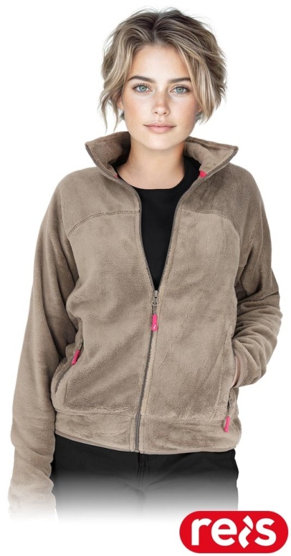 BLUZA OCHRONNA Z POLARU POLSHEEP BEŻOWA