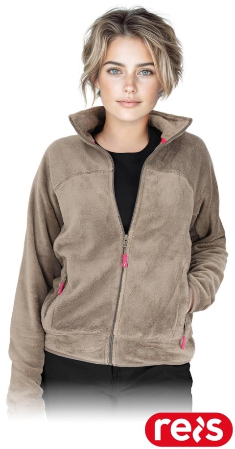 BLUZA OCHRONNA Z POLARU POLSHEEP BEŻOWA