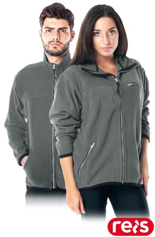 BLUZA Z POLARU OCHRONNA POLAR-HONEY UNISEX SZARY