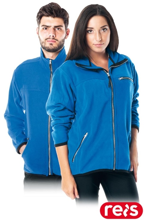 BLUZA Z POLARU OCHRONNA POLAR-HONEY UNISEX NIEBIESKI