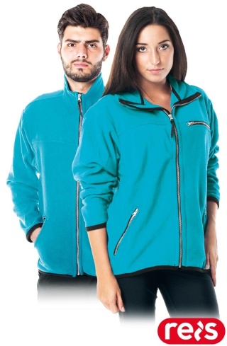 BLUZA Z POLARU OCHRONNA POLAR-HONEY UNISEX JASNONIEBIESKI