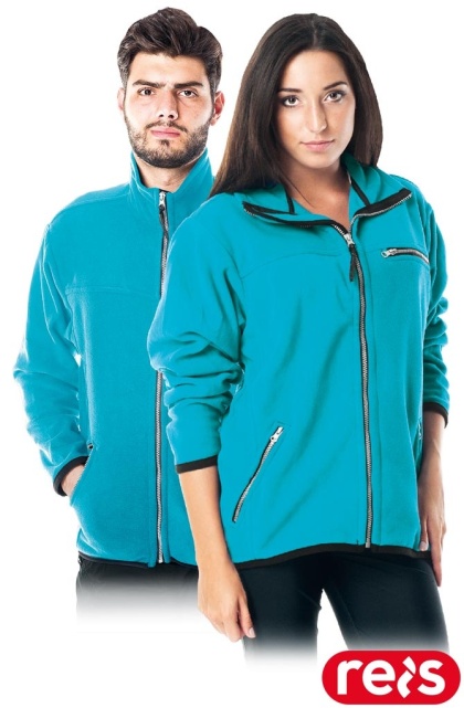 BLUZA Z POLARU OCHRONNA POLAR-HONEY UNISEX JASNONIEBIESKI