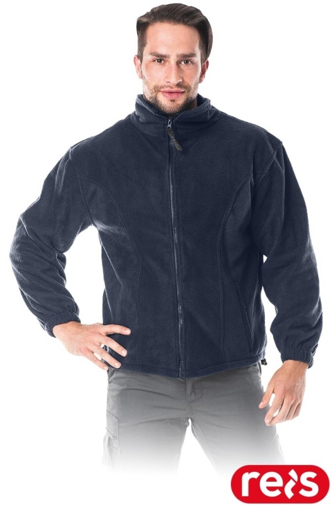 BLUZA Z POLARU OCHRONNA POLAR MĘSKI GRANATOWY