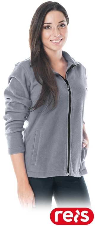 BLUZA Z POLARU OCHRONNA POLLADYDS POLAR DAMSKI JASNOSZARY