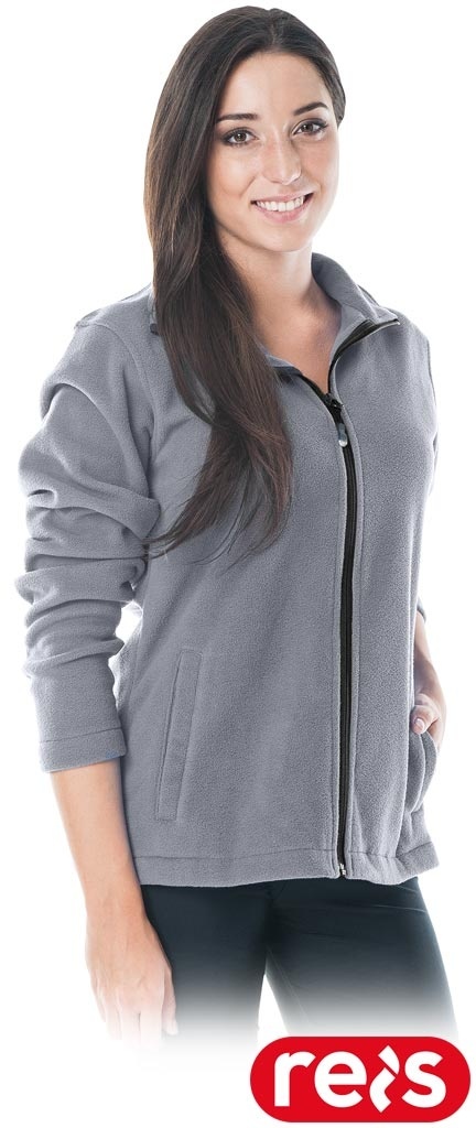 BLUZA Z POLARU OCHRONNA POLLADYDS POLAR DAMSKI JASNOSZARY