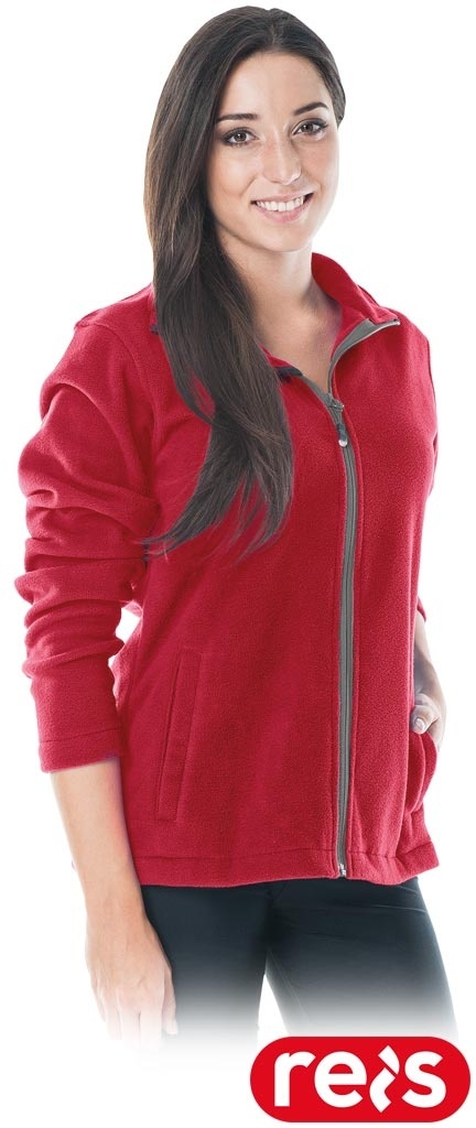 BLUZA Z POLARU OCHRONNA POLLADYDS POLAR DAMSKI CZERWONY