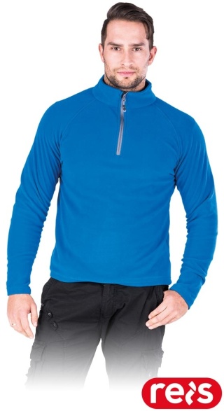 BLUZA Z POLARU OCHRONNA POLMENKS POLAR NIEBIESKI
