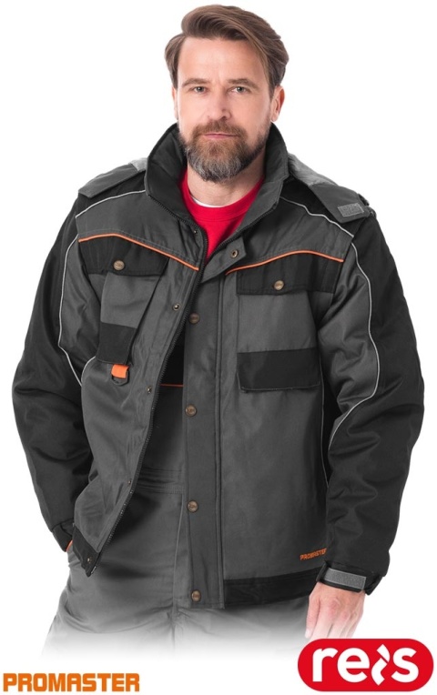 KURTKA OCHRONNA OCIEPLANA PRO-FEDDER 2W1 ODPINANE RĘKAWY