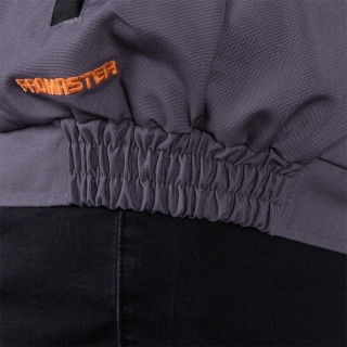 KURTKA OCHRONNA OCIEPLANA ZIMOWA, MĘSKA PRO-WIN SZARO-CZARNO-POMARAŃCZOWA