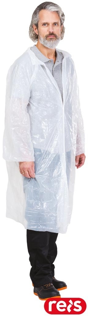 PŁASZCZ PRZECIWDESZCZOWY PFOL BIAŁY