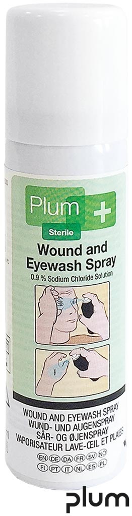 PŁYN DO PRZEMYWANIA OCZU I RAN W SPREJU SÓL FIZJOLOGICZNA