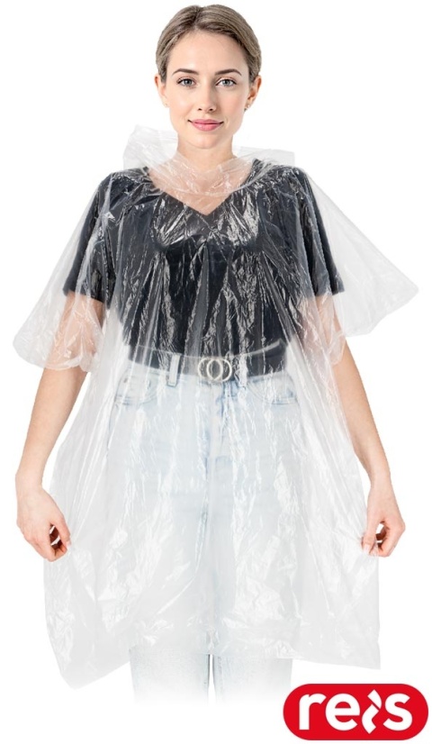 PONCZO OCHRONNE PRZECIWDESZCZOWE MIDI PELERYNA TRANSPARENTNE