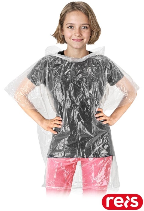 PONCZO OCHRONNE PRZECIWDESZCZOWE MINI PELERYNA TRANSPARENTNE