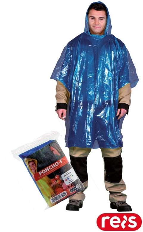 PELERYNA PONCZO OCHRONNE PRZECIWDESZCZOWE GRANATOWE